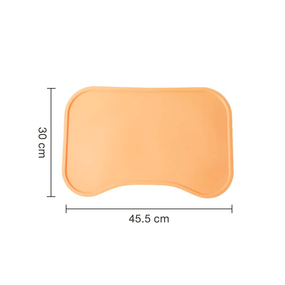 แผ่นซิลิโคนรองจานสัตว์เลี้ยง THAI SUN SPORT รุ่น PET0018-OR สีส้ม